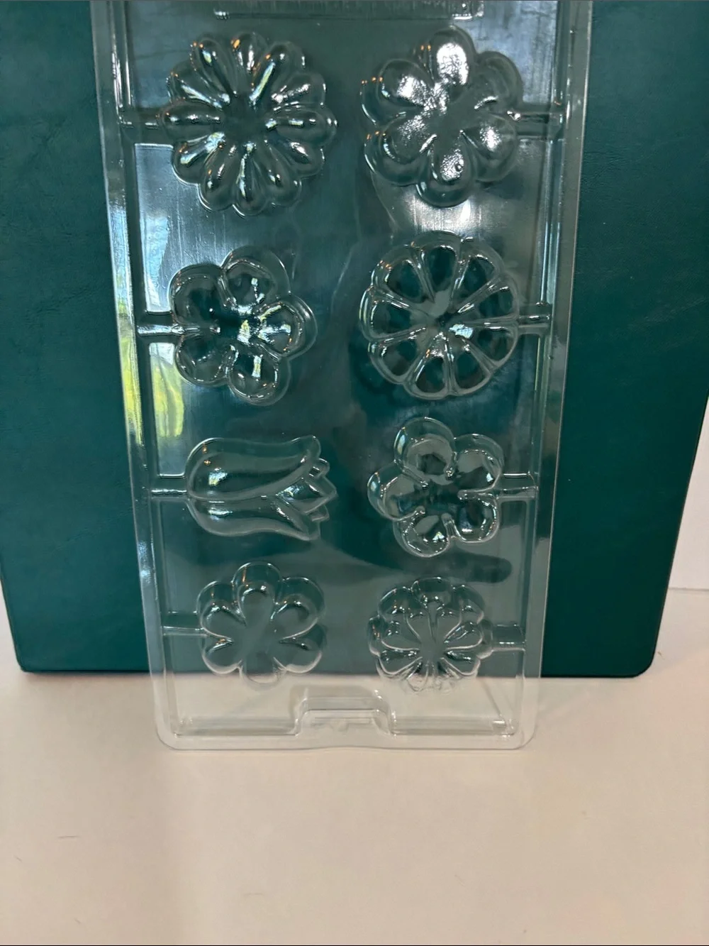 Wilton Clear Candy Mold Set with stars, shells, flowers.